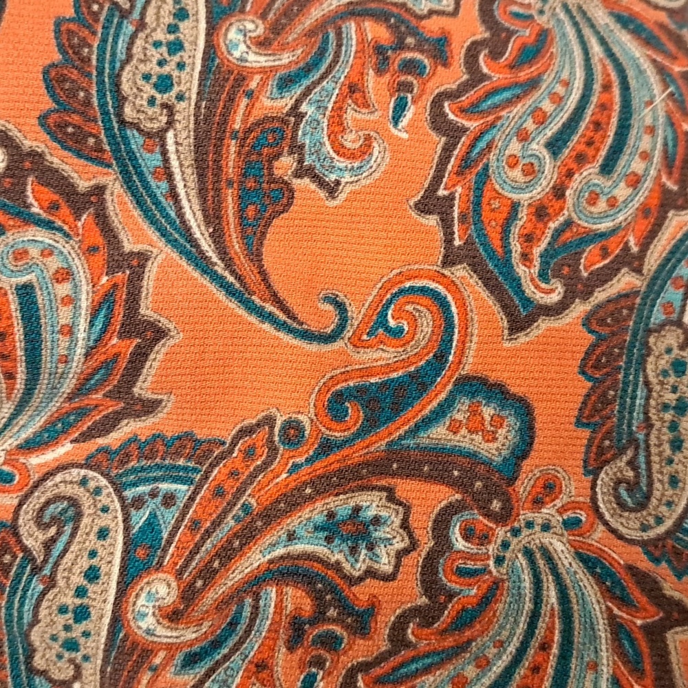 Corduroy Paisley * Handbag Quality Handmade Reversible Wood Handles BG220 - Picture 11 of 11